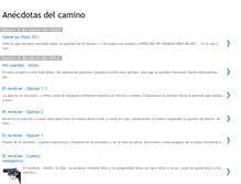 Tablet Screenshot of anecdotasdelcamino.blogspot.com
