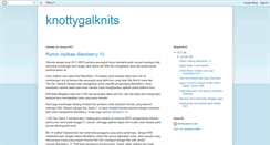 Desktop Screenshot of knottygalknits.blogspot.com