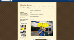 Desktop Screenshot of morningdonut.blogspot.com