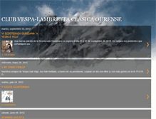 Tablet Screenshot of clubvespalambrettaclasicadeourense.blogspot.com