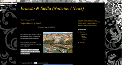 Desktop Screenshot of ernestoystellanoticias.blogspot.com