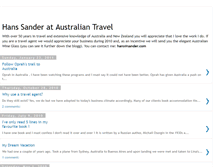 Tablet Screenshot of hans-australiantravel.blogspot.com