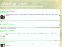 Tablet Screenshot of dracristianemaran.blogspot.com