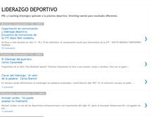 Tablet Screenshot of liderazgodeportivo.blogspot.com