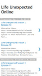 Mobile Screenshot of life-unexpected-online.blogspot.com