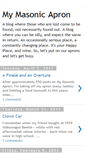 Mobile Screenshot of mymasonicapron.blogspot.com