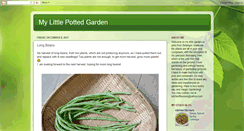 Desktop Screenshot of mypottedgarden.blogspot.com