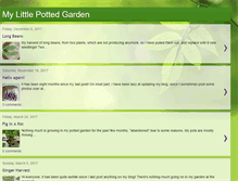 Tablet Screenshot of mypottedgarden.blogspot.com