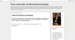 Desktop Screenshot of neuroinmunologiavenezuela.blogspot.com