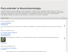 Tablet Screenshot of neuroinmunologiavenezuela.blogspot.com