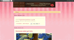 Desktop Screenshot of chocolatekissesdogboutique.blogspot.com