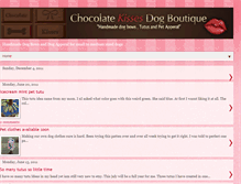 Tablet Screenshot of chocolatekissesdogboutique.blogspot.com