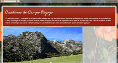 Desktop Screenshot of cuadernodecampopayoyo.blogspot.com