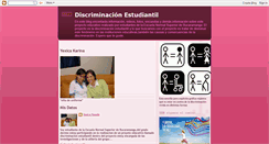 Desktop Screenshot of discriminacionestudiantil.blogspot.com