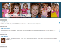 Tablet Screenshot of bornjustright.blogspot.com