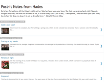 Tablet Screenshot of postitnotesfromhades.blogspot.com