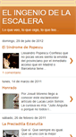Mobile Screenshot of ingeniodelaescalera.blogspot.com