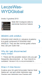 Mobile Screenshot of leczewas-wydglobal.blogspot.com