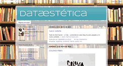 Desktop Screenshot of dataestetica.blogspot.com