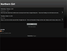 Tablet Screenshot of northerngirl.blogspot.com