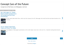 Tablet Screenshot of conceptcarsfuture.blogspot.com