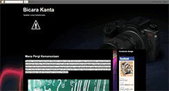 Desktop Screenshot of bicarakanta.blogspot.com