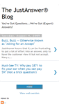 Mobile Screenshot of justanswerblog.blogspot.com
