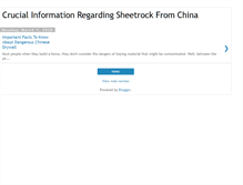 Tablet Screenshot of chinesedrywallupdate.blogspot.com