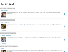 Tablet Screenshot of jamiesworldblog.blogspot.com