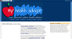 Desktop Screenshot of myhealthadvisor.blogspot.com