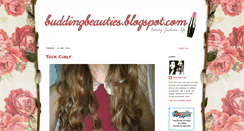 Desktop Screenshot of buddingbeauties.blogspot.com