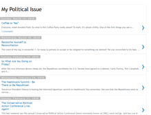 Tablet Screenshot of mypoliticalissue.blogspot.com