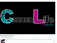 Tablet Screenshot of cannonlife.blogspot.com