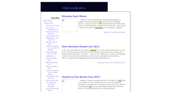 Desktop Screenshot of coolhair2011.blogspot.com