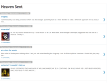 Tablet Screenshot of heavensent1102.blogspot.com