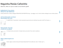 Tablet Screenshot of neguinhapaixao.blogspot.com