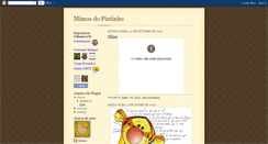 Desktop Screenshot of mimosdopintinho.blogspot.com