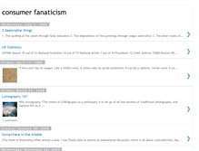 Tablet Screenshot of consumerfanatic.blogspot.com