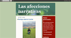Desktop Screenshot of lasafeccionesnarrativas.blogspot.com