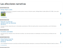 Tablet Screenshot of lasafeccionesnarrativas.blogspot.com