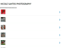 Tablet Screenshot of nicolesantosphotography.blogspot.com