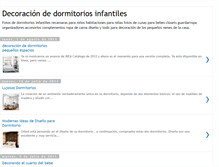 Tablet Screenshot of decoraciondormitoriosinfantiles.blogspot.com