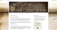 Desktop Screenshot of gabrielbeyers.blogspot.com