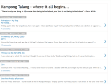 Tablet Screenshot of kampong-talang.blogspot.com