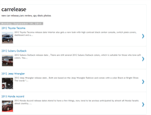 Tablet Screenshot of carrelease.blogspot.com