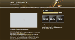 Desktop Screenshot of neo-cybermatrix.blogspot.com