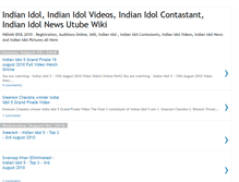 Tablet Screenshot of indian-idol-2.blogspot.com