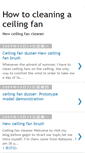 Mobile Screenshot of ceilingfanbrushandcleaner.blogspot.com