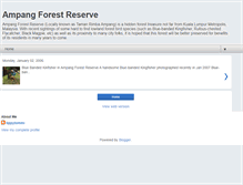 Tablet Screenshot of ampangforest.blogspot.com