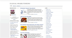 Desktop Screenshot of illegalsharkfishing.blogspot.com